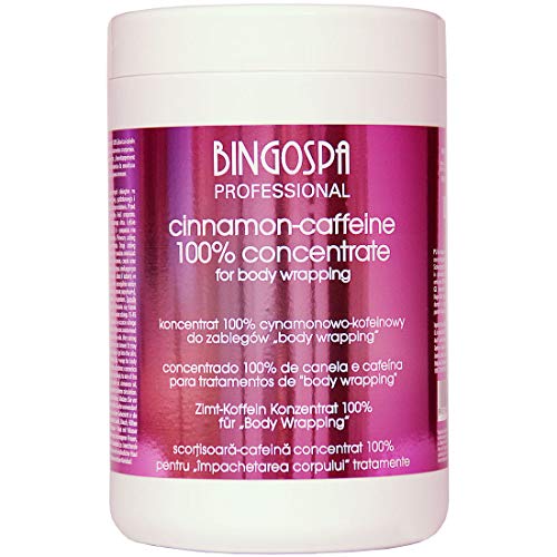 Concentrato De Cannella E Cafeina Para Tratamentos De "Body Wrapping", 1000 G Bingospa