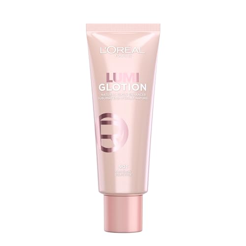L'Oréal Paris, Illuminante Liquido, Illumina & Idrata Istantaneamente, Formula All-In-One Con Burro Di Karité E Glicerina, Texture Leggera, Lumi Gloti