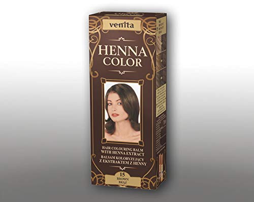 Venita Henna Color Tintura Per Capelli, 15 Marrone, 75 Ml