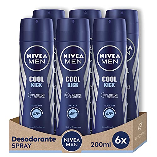 Nivea Men Nivea Spray Cool Kick Men – 200 Ml – 6 Pezzi