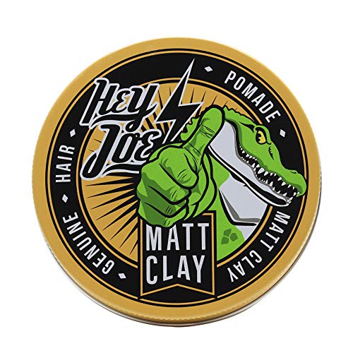Hey Joe! - Genuine Hair Pomade Matt Clay | Cera Per Capelli Opaca Ad Alta Tenuta - Confezione Da 100 Ml