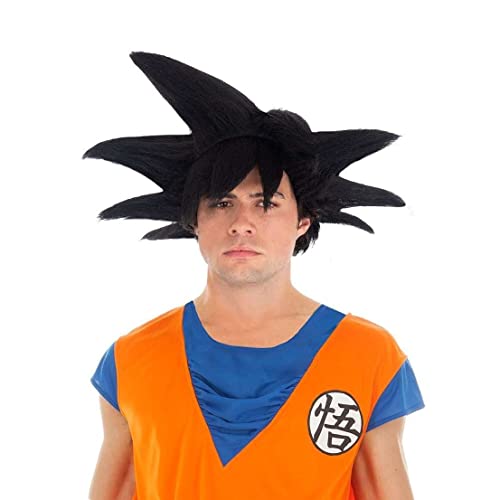 Generique Accessorio Per Costume Dragon Ball Wig Goku Sayajin Nero
