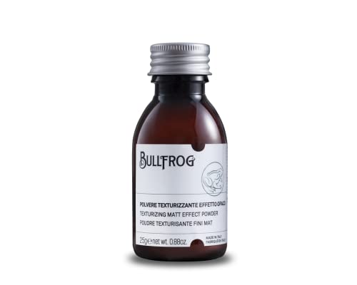 Bullfrog Polvere Texturizzante Effetto Opaco 25G - Look Naturale - Effetto Definito - Finish Opaco - Made In Italy