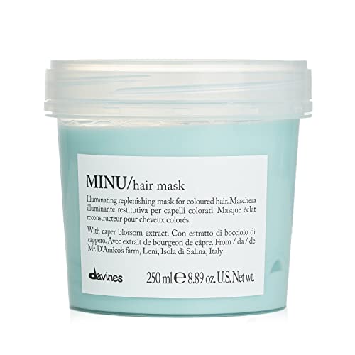 Davines Minu Hair Mask 250Ml - Maschera Illuminante E Restitutiva Per Capelli Colorati - New Pack 2022