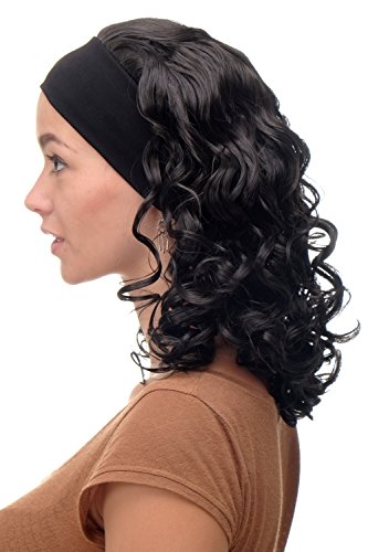 Wig Me Up - Parrucca Donna Fascetta(Fissa) Voluminosa Chioma Ricciuta Lunga Fino Alle Spalle Castano Castano Ramato Bro-704-3