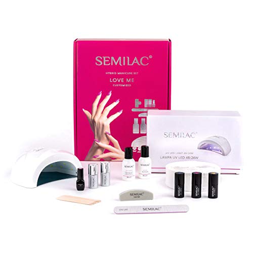 Love Me Individuelles Set Semilac Led 48/24 W – Hybrid Manicure Set Customized