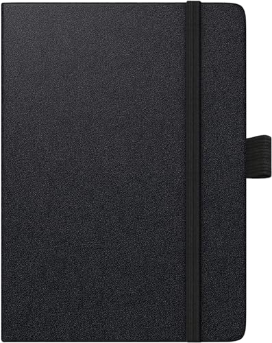 Brunnen 1073666905 Taschenkalender Kompagnon Modell 736 66 (2025)| 1 Seite = 1 Tag| A6| 352 Seiten| Baladek-Einband| Schwarz