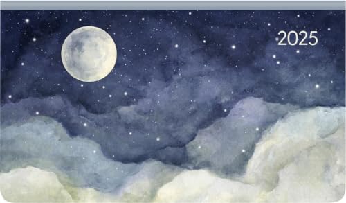 Ladytimer Pad Moon 2025 - Taschen-Kalender 15,6X9 Cm - Schmetterlinge - Weekly - 128 Seiten - Notiz-Buch - Alpha Edition