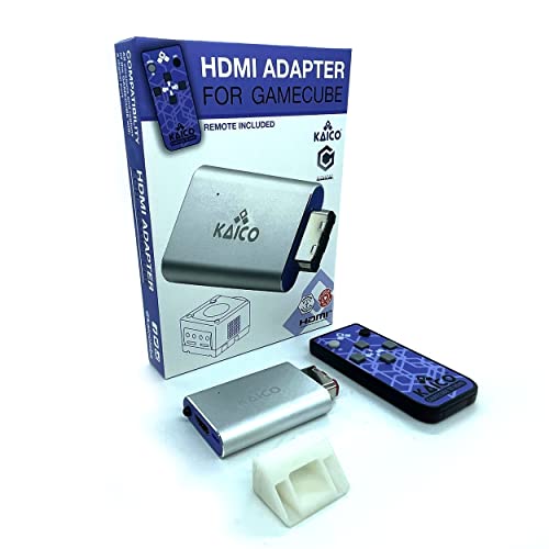 Cavo Adattatore Hdmi Per Nintendo Gamecube Con Il Software Gcvideo. Supporta 2X Line-Doubling E Include Il Telecomando. Una Semplice Soluzione Plug & 