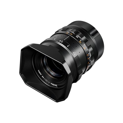 Full-Frame Photography Lens Simera 28 Mm F1.4 For Leica M Mount - Black