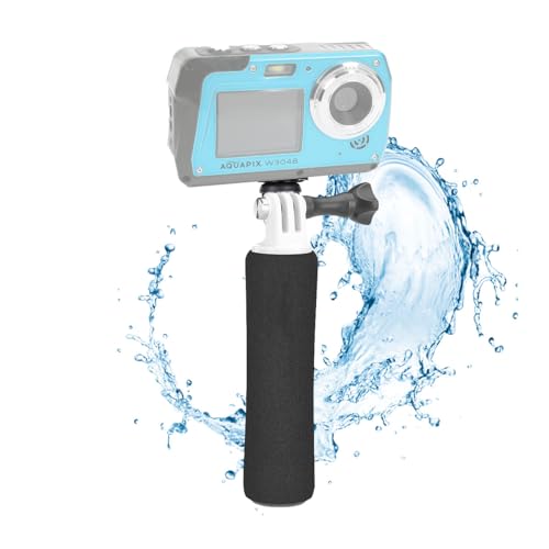 Aquapix Impugnatura Galleggiante Universale Per Fotocamere Subacquee, Impermeabile, Compatibile Con Fotocamere Filettate E Action Cams