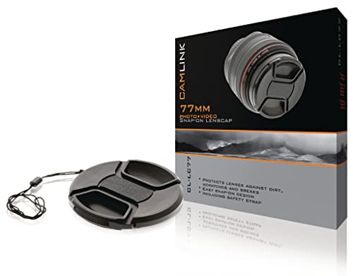 Camlink Cl-Lc77 Fotocamera Nero Tappo Per Obiettivo