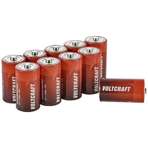 Voltcraft Industrial Lr14 Baby (C) Batteria Alcalina Manganese 8000Mah 1.5V 10Pz