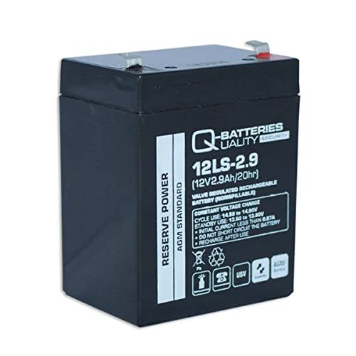 Q-Batteries Batteria Agm Vrla 12Ls-2.9 12V 2,9Ah Al Piombo