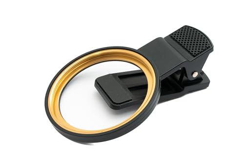 System-S Foto Clip 52 Mm Compatibile Con Effetto Filettato Obiettivo Obiettivo Obiettivo Per Smartphone In Nero