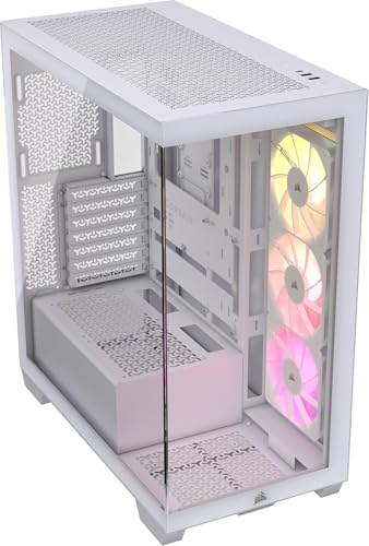 Corsair 3500X Argb Mid-Tower Atx Case Per Pc - Vetro Panoramico Temperato - Compatibile Con Scheda Madre A Connessione Inversa - 3X Ventole Corsair Rs