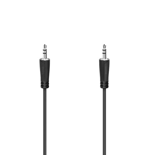 Hama 205287 - Cavo Audio Jack Maschio A Jack Jack Da 3,5 Mm, Stereo Da 0,5 M, Nero