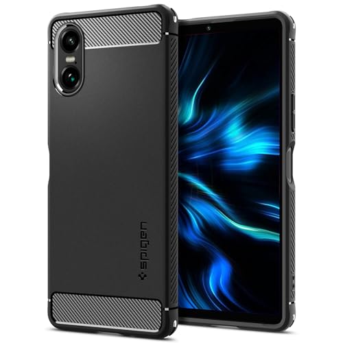 Spigen Cover Rugged Armor Compatibile Con Xperia 10 Vi - Nero Opaco