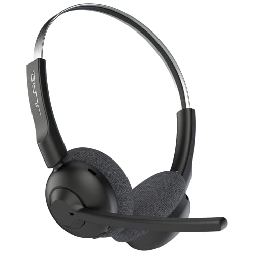 Jlab Go Work Pop Cuffie Bluetooth Con Microfono Senza Filo - Cuffie Da Pc E Lavoro Con 50 Ore Di Riproduzione, Wireless Headset Bluetooth, Connessione