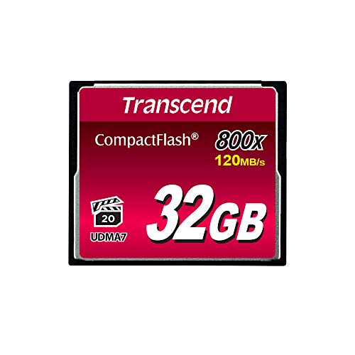 Transcend Compact Flash 800X Ts32Gcf80 Scheda Di Memoria, 32 Gb