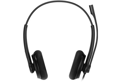 Yealink Telefonia - Cuffie Usb Uh34 Lite Dual Uc, Nero