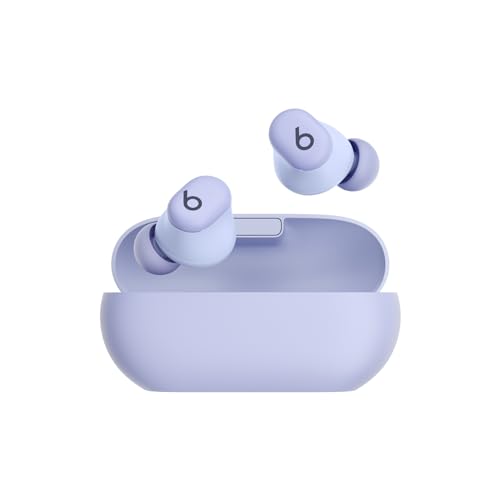 Beats Solo Buds — Auricolari Bluetooth Wireless | 18 Ore Di Autonomia | Compatibilità Apple E Android | Microfono Integrato - Viola Artico