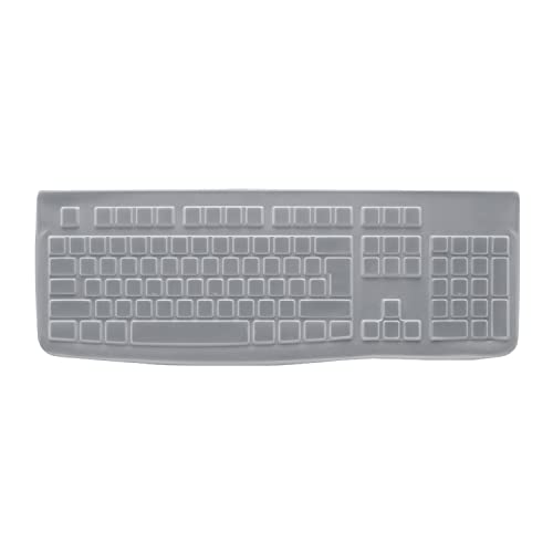 Logitech Protective Cover For K120 Keyboard And Mk120 Desktop, Cover Protettiva, Design Avvolgente In Silicone Resistente, A Prova Di Liquidi, Ultraso