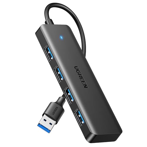 Ugreen Hub Usb 3.0 Con 4 Porte Sdoppiatore Multi Usb 3.0 Adattatore Usb Alta Velocità 5Gbps Compatibile Con Macbook Pro Air Imac Surface Pro Xps Pc La