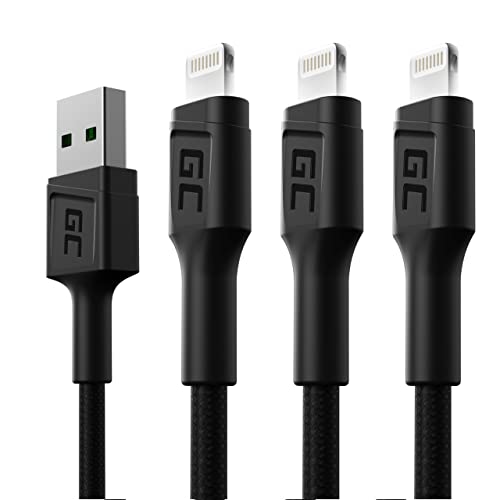 Gc Ray Led | Set 3X 1,2M Lightning Cavo Nylon Cavetto Cable Di Ricarica Per Apple Iphone 12 11 Se Pro/Max | Iphone X Xr Xs Max | Iphone 8 7 Plus | Iph