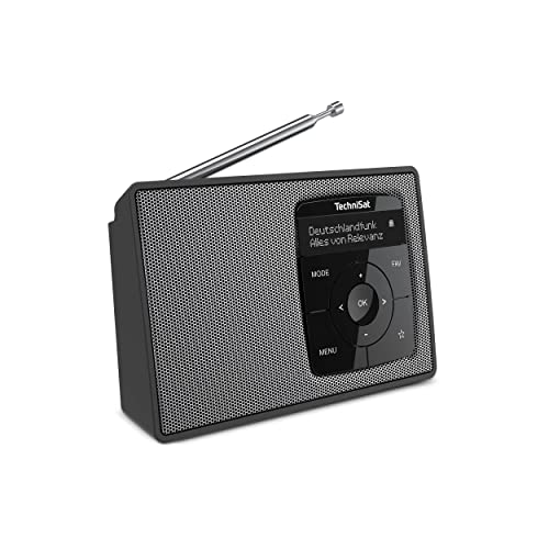 Technisat Digitradio 2 - Radio Portatile Dab+/Fm Con Batteria (Con Streaming Audio Bluetooth, Sveglia, Display Oled, Presa Per Cuffie, Altoparlante 1