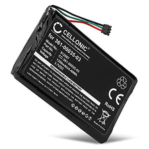 Cellonic Batteria 361-00035-03 Compatibile Con Garmin Edge 810 Touring Nüvi 2597 2595 2595Lmt 2497 2495 2495Lmt 2475 2455 Lm Lt Lmt Lmt-D 1200Mah Rica