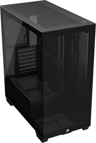 Corsair 3500X Mid-Tower Atx Case Per Pc - Vetro Temperato Panoramico - Compatibile Con Scheda Madre A Connessione Inversa - Nessuna Ventola Inclusa -