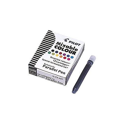 Pilot Lot De 3 Lots De 12 Cartouches D'Encre Pour Stylos Parallel 12 Couleurs
