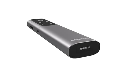 Telecomando Per Presentazioni Con Funzione Highlight E Zoom - Marmitek Wpr 400 - Puntatore Per Presentazioni - Presenter Con Puntatore Laser - Faretto