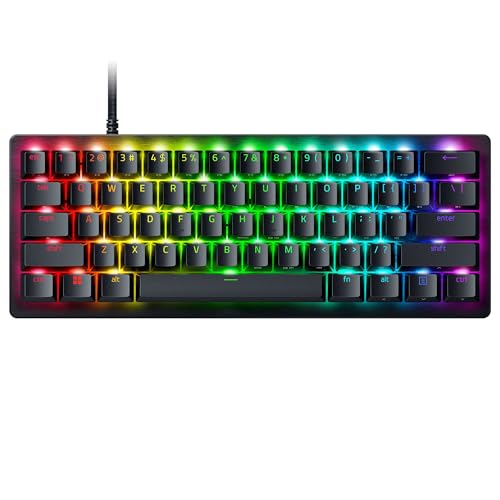 Razer Huntsman V3 Pro Mini - Pc Tastiera Ottica Analogica 60% Per Esport (Modalità Attivazione Rapida, Metodo Di Pulsazione/Snap Tap, Regolazioni Rapi
