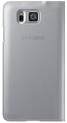 Samsung Ef-Cg850Bs Custodia A Flip, Galaxy Alpha, Colore: Argento