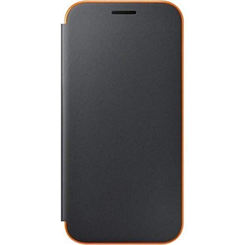 Samsung Neon Flip Cover Ef-Fa320 Per Galaxy A3 (2017), Nero
