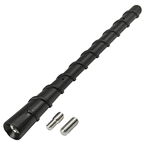 Tomzz Audio 1219-001 Hq Asta Di Ricambio Per Antenna Filettatura M5 M6, Lunghezza Ca. 20 Cm, Compatibile Con Hyundai I20 I30 Tucson Kia Picanto Rio Sp