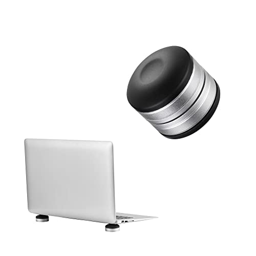 Kwmobile Supporto Per Computer Pc Portatile/Notebook/Ultrabook - Cuscinetto Raffreddamento Pc - Sfera Magnetica Silicone Per Computer Portatile Nero/A