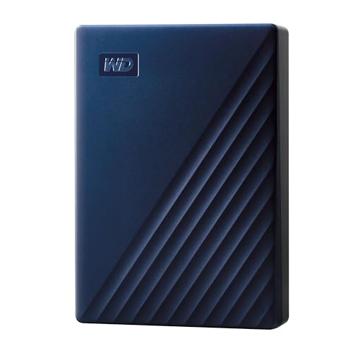 Wd 6Tb My Passport Per Mac Hdd Portatile Usb 3.0 Con Software Per Gestione Di Dispositivi, Backup E Protezione Tramite Password - Blu Notte