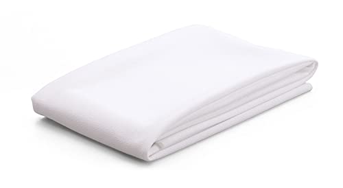 Dynavox Tessuto Hifi In Tessuto Acutico Per Altoparlante, Dimensioni 150 X 75 Cm, Bianco Puro