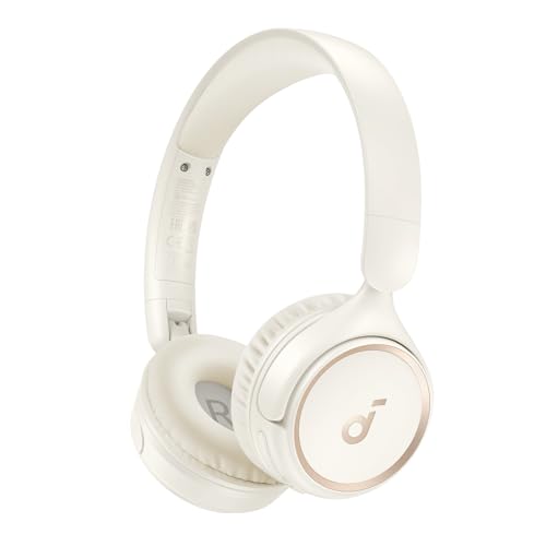 Soundcore Cuffie Bluetooth On-Ear H30I, Cuffie Wireless, Design Pieghevole, Bassi Puri, 60 Ore Di Riproduzione, Bluetooth 5.3, Leggere E Confortevoli,