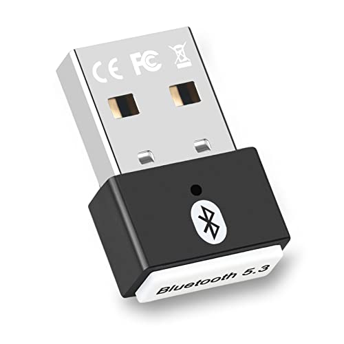 Adattatore Bluetooth Usb 5.3, Collega E Usa Chiavetta Bluetooth Per Pc Laptop Edr Dongle Usb Bluetooth Compatibile Con Windows 11/10/8.1