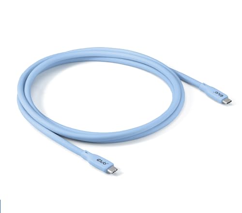 Club 3D Lifestyle - Cavo Usb-C Pd 240 W, 20 Gbps, 2 M, Colore: Blu