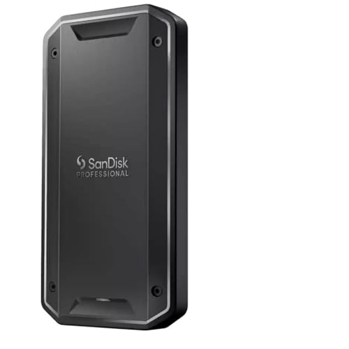 Sandisk Professional 4 Tb Ssd Pro-G40, Fino A 3000 Mb/S, Unità A Stato Solido Esterna, Thunderbolt 3 (40 Gbps), Usb-C (10 Gbps) Ultra-Robusta Resisten