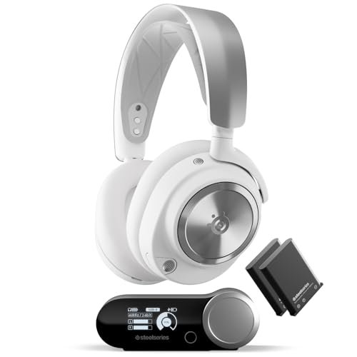 Steelseries Arctis Nova Pro - Cuffie Da Gaming Wireless Multi-Sistema - Driver Magnetici Al Neodimio - Cancellazione Attiva Del Rumore - Infinity Powe