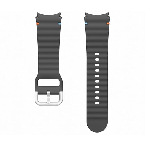 Samsung Sport Band Cinturino Sportivo (S/M) Per Galaxy Watch4 | Watch5 | Watch6 | Watch7 Series, Dark Gray