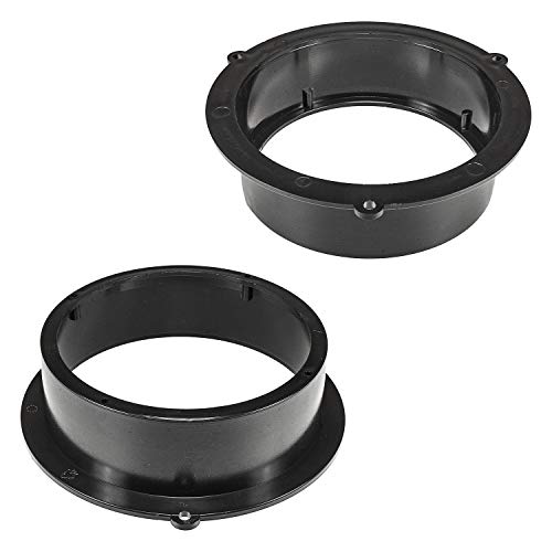 Tomzz Audio 2803-018 Anelli Altoparlanti Staffe Adattatore Compatibile Con Audi A4 A5 A6 Q3 Q5 Q7 Porta Posteriore 165Mm