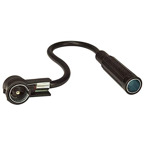 Tomzz Audio 1500-007 Adattatore Per Antenna Din 150 Ohm Accoppiamento Presa Din 150 Ohm A Spina Iso 50 Ohm, Vecchio A Nuovo, 16Cm
