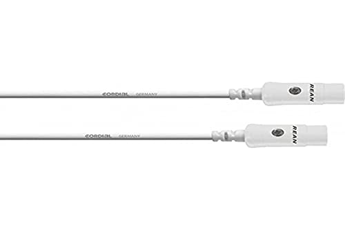 Cordial - Cfd 1.8 Aa-Snow Cavo Midi, Din 5 Poli (Midi)/Din 5 Poli (Midi) 1,8 M Bianco